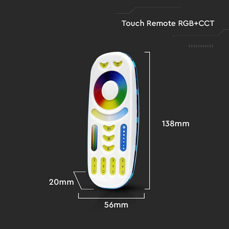V-Tac Controller remote Controller Banda LED V-Tac SKU-2922 | 3in1, Touch, Telecomanda
