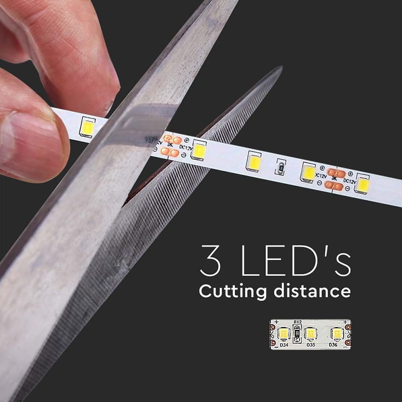 V-Tac Banda LED Banda LED V-Tac SKU-2933 | SMD, 60LED/m, 6500K, IP20, 5m