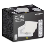 V-Tac Lampa LED Lampa LED V-Tac SKU-2939 | 17W, Senzor Miscare, IP65, 4000K, 2580lm