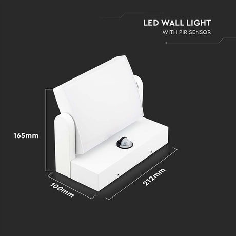 V-Tac Lampa LED Lampa LED V-Tac SKU-2939 | 17W, Senzor Miscare, IP65, 4000K, 2580lm