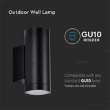 V-Tac Corp iluminat Corp Iluminat V-Tac SKU-2971 | Soclu GU10, Sus/Jos, Negru