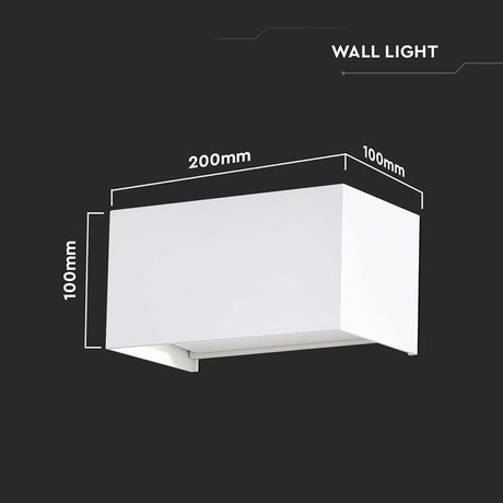 V-Tac Corp iluminat Aplica LED Exterior V-Tac SKU-2975 | 24W, 4000K, 2720lm, IP65, Alb