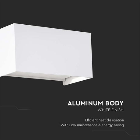 V-Tac Corp iluminat Aplica LED Exterior V-Tac SKU-2975 | 24W, 4000K, 2720lm, IP65, Alb