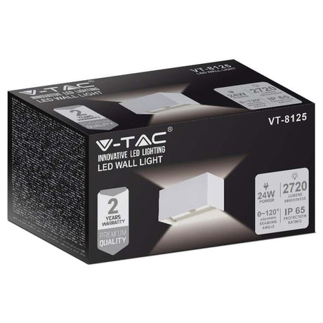 V-Tac Corp iluminat Corp Iluminat LED V-Tac SKU-2976 | 24W, 4000K, IP65, 2720lm, Alb