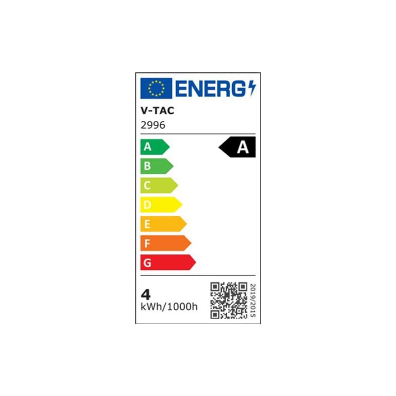 V-Tac Bec LED SMART Bec LED V-Tac SKU-2996 | ST64, E27, 4W, Filament, 3000K, Edison