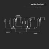 V-Tac Proiector LED Proiector LED V-Tac SKU-3015 | RGB 3in1, 5.2W, 520lm, IP65, Set 3buc