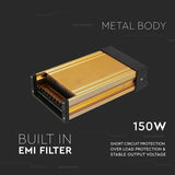 V-Tac Sursa alimentare Sursa Alimentare V-Tac SKU-3231 | 12V, 150W, 12.5A, IP45