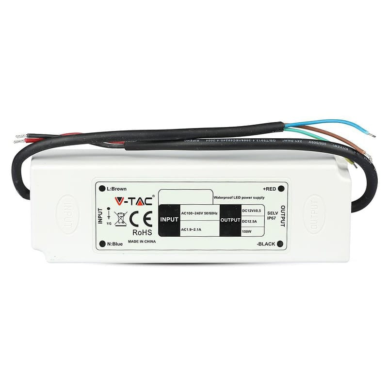 V-Tac Sursa alimentare Sursa Alimentare V-Tac SKU-3235 | Banda LED, 12V, 6A, 75W, IP67