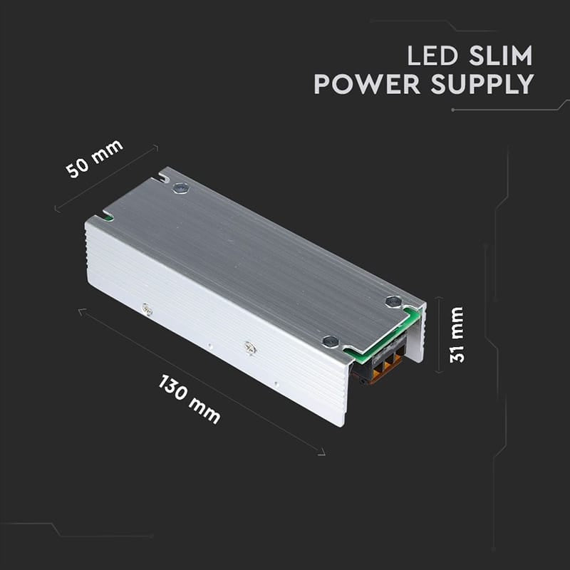 V-Tac Adaptor de alimentare Sursa Alimentare V-Tac SKU-3246 | 12V, 5A, 60W, Slim