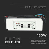 V-Tac Sursa alimentare Sursa Alimentare Banda LED V-Tac SKU-3248 | 12V, 12.5A, 150W, IP67