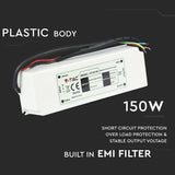 V-Tac Adaptor de alimentare Sursa Alimentare LED V-Tac SKU-3250 | 12V, 12.5A, 150W, IP67