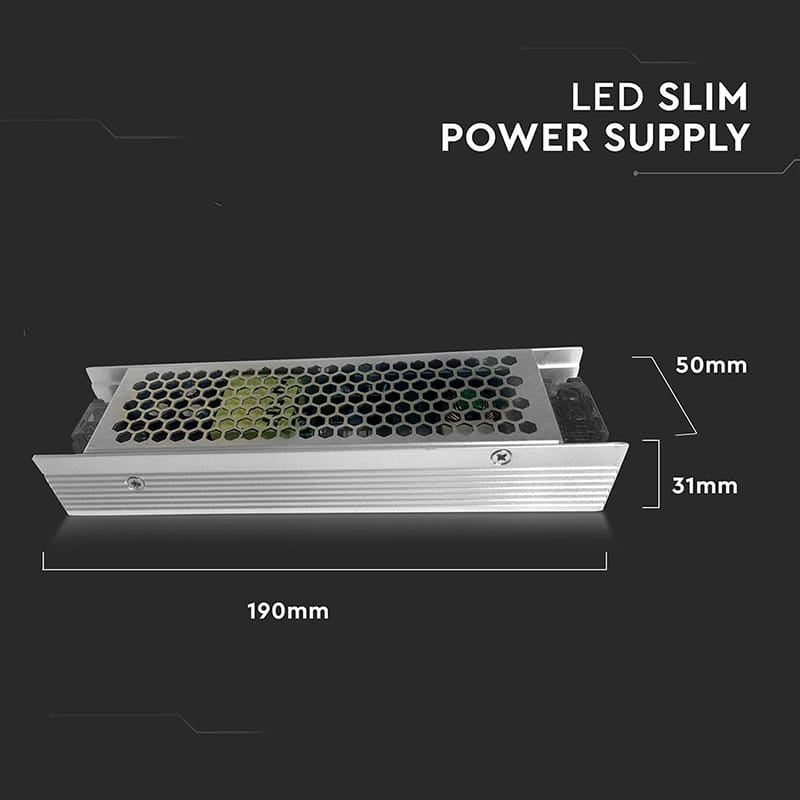 V-Tac Sursa alimentare Sursa Alimentare V-Tac SKU-3262 | SMPS Slim, 24V, 5A, 120W