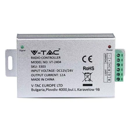 V-Tac Controller remote Controller Banda LED V-Tac SKU-3303 | 12V/24V, 144W