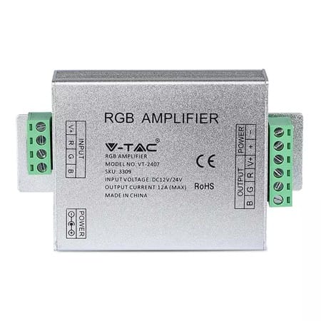 V-Tac Banda LED Amplificator Banda LED V-Tac SKU-3309 | RGB, 12V 144W, 24V 288W, 12A