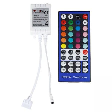 V-Tac Controller remote Controller Banda LED V-Tac SKU-3326 | RGB+W, Telecomanda