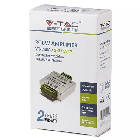 V-Tac Banda LED Amplificator Banda LED V-Tac SKU-3327 | RGB+W, 12-24V