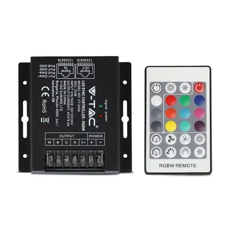 V-Tac Controller remote Controller Banda LED V-Tac SKU-3338 | 12V/24V, Cu Dimmer