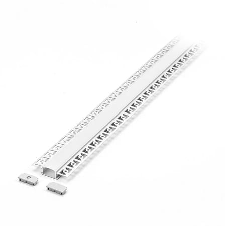 V-Tac Accesorii lumini scena Profil Aluminiu V-Tac SKU-3359 | Banda LED, Incastrat Rigips, 2M, IP20