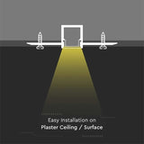 V-Tac Banda LED Profil Aluminiu V-Tac SKU-3360 | Banda LED, Montaj Rigips, 2m, Mat