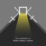 V-Tac Banda LED Profil Aluminiu V-Tac SKU-3362 | Banda LED, Rigips, Colt Interior, 2m, Mat