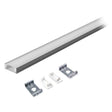 V-Tac Accesorii lumini scena Profil Aluminiu V-Tac SKU-3367 | Banda LED, 2m, 23.5x10mm, Alb