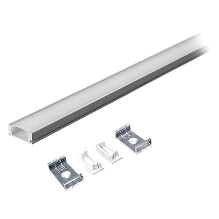 V-Tac Accesorii lumini scena Profil Aluminiu V-Tac SKU-3367 | Banda LED, 2m, 23.5x10mm, Alb