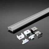 V-Tac Accesorii lumini scena Profil Aluminiu V-Tac SKU-3368 | Banda LED, 2m, 24.7x7mm, Alb