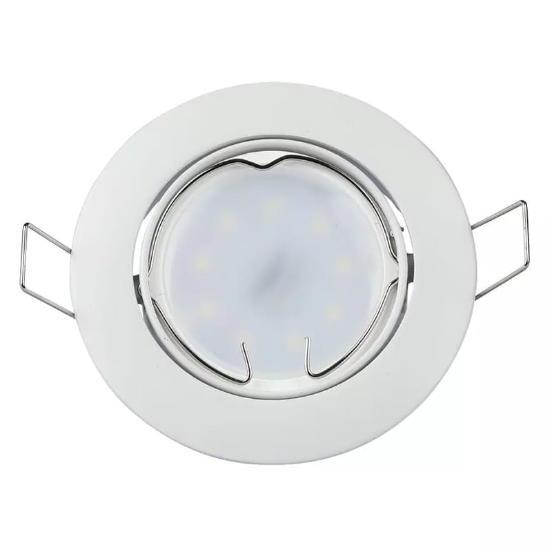 V-Tac Corp iluminat Corp Iluminat V-Tac SKU-3587 | Spot GU10, Alb, Unghi Reglabil