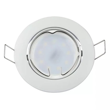 V-Tac Corp iluminat Corp Iluminat V-Tac SKU-3587 | Spot GU10, Alb, Unghi Reglabil