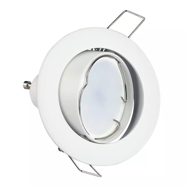 V-Tac Corp iluminat Corp Iluminat V-Tac SKU-3587 | Spot GU10, Alb, Unghi Reglabil