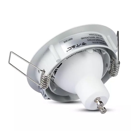 V-Tac Corp iluminat Corp Iluminat V-Tac SKU-3587 | Spot GU10, Alb, Unghi Reglabil