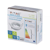 V-Tac Corp iluminat Corp Iluminat V-Tac SKU-3587 | Spot GU10, Alb, Unghi Reglabil