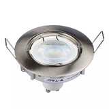 V-Tac Corp iluminat Corp Spot V-Tac SKU-3588 | GU10, Crom Mat, Unghi Reglabil