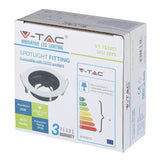 V-Tac Corp iluminat Corp Iluminat V-Tac SKU-3595 | Spot GU10, Unghi Reglabil, Alb