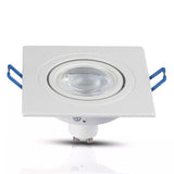 V-Tac Corp iluminat Corp Iluminat V-Tac SKU-3605 | Spot GU10, Alb, Patrat