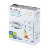 V-Tac Corp iluminat Corp Iluminat V-Tac SKU-3605 | Spot GU10, Alb, Patrat
