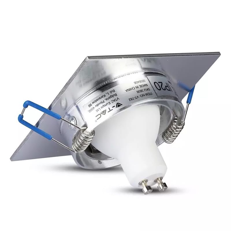 V-Tac Corp iluminat Corp Iluminat V-Tac SKU-3606 | Spot GU10, Patrat, Aluminiu