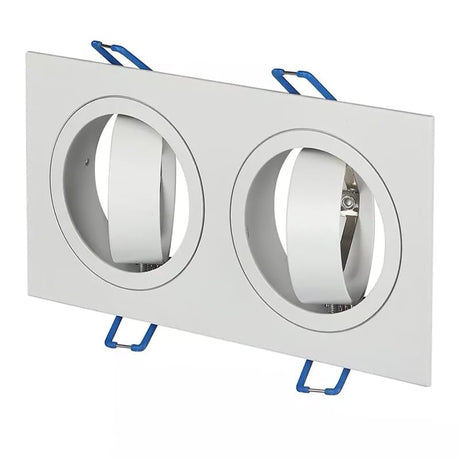 V-Tac Corp iluminat Corp Iluminat V-Tac SKU-3607 | Spot Patrat, 2xGU10, Alb