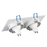 V-Tac Corp iluminat Corp Iluminat V-Tac SKU-3607 | Spot Patrat, 2xGU10, Alb
