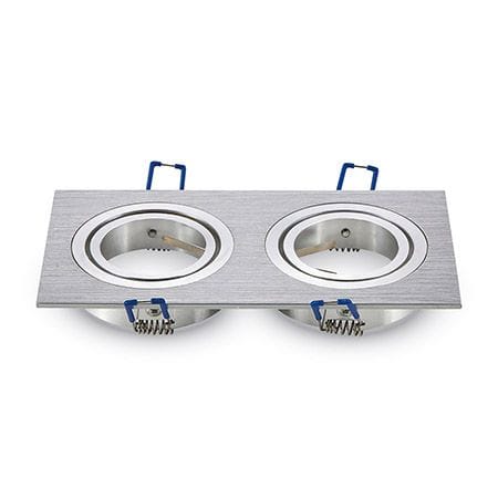 V-Tac Corp iluminat Corp Iluminat V-Tac SKU-3608 | Spot 2xGU10, Patrat, Aluminiu