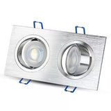 V-Tac Corp iluminat Corp Iluminat V-Tac SKU-3608 | Spot 2xGU10, Patrat, Aluminiu