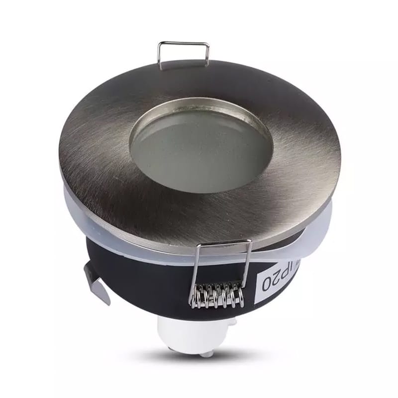 V-Tac Corp iluminat Spot V-Tac SKU-3614 | GU10, IP54, Crom Mat, Rotund