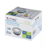 V-Tac Corp iluminat Spot V-Tac SKU-3614 | GU10, IP54, Crom Mat, Rotund