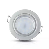 V-Tac Corp iluminat Corp Iluminat V-Tac SKU-3644 | Spot GU10, Crom, Unghi Reglabil