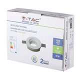 V-Tac Corp iluminat Corp Iluminat V-Tac SKU-3652 | Spot GU10, Gips, Alb