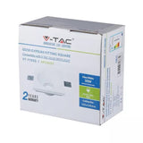 V-Tac Corp iluminat Corp Iluminat V-Tac SKU-3653 | Spot GU10, Patrat, Alb
