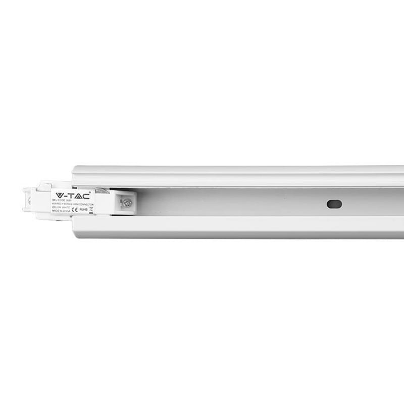 V-Tac Conector Conector V-Tac SKU-3655 | 4 Pini, Sina Track Light, Alb