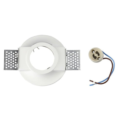 V-Tac Corp iluminat Corp Iluminat V-Tac SKU-3697 | Spot GU10, Gips, Alb