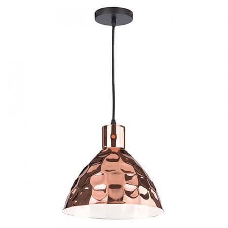 V-Tac Lustra Lustra Suspendata V-Tac SKU-3710 | E27, Ø300mm, Roz-Auriu, 60W