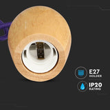 V-Tac Pendul Pendul Tavan V-Tac SKU-3724 | E27, Lemn, Violet
